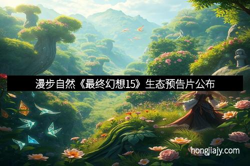 漫步自然《最终幻想15》生态预告片公布